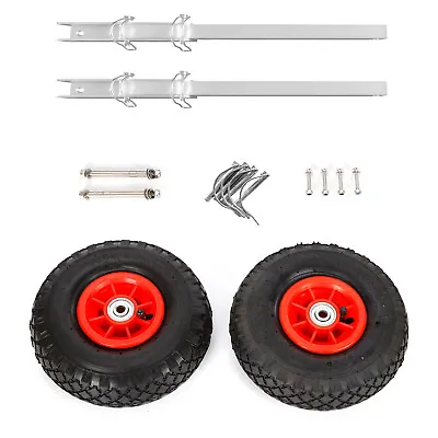 £89.30 • Buy Transom Launching Wheels Kit 300Lbs For Inflatable Trolley Boat Yacht Dinghy