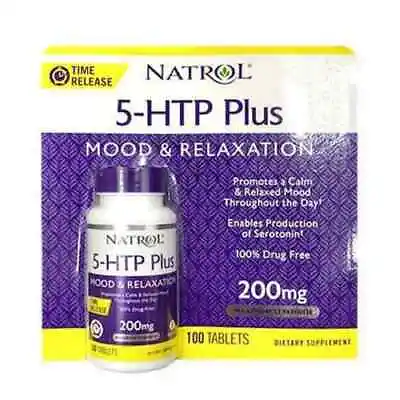 $9.95 • Buy Natrol 5-HTP Plus 200mg Time Release Tablets - 100 Tablets     EXP:  6.30.2023