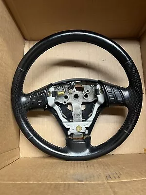 06-07 Mazdaspeed 6 3 Spoke Leather Steering Wheel Black OEM • $130