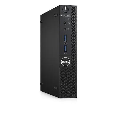 Dell 3050 Micro PC 7th Gen Intel Core I5 8GB RAM 128GB SSD Windows 11 & PSU • £79.99