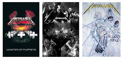 Metallica - 3 Piece Poster Set (Master Of Puppets Live And Justice For All) • $24.99