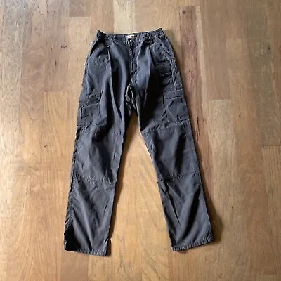 5.11 Tactical Pants Mens 32 Dark Gray Utility Cargo Pockets Double Knee Uniform • $11.50
