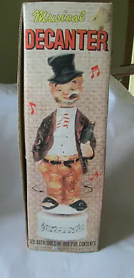 Musical Decanter Man With Cup In Hand Music Box #221 Japan /1970 SS Kresge Find • $19.95