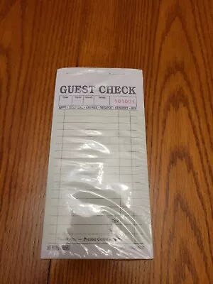 Daymark 2 Part Guest Check Pads (10 Count) 50 Checks Per Pad  • $18.49
