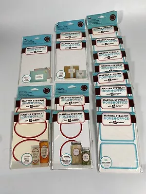 Martha Stewart Home Office Avery Labels (15 Variety Packs) 120 Labels Total • $45