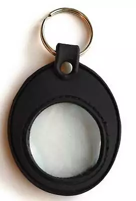 Universal Fit Black Silicone AA NA Sobriety Medallion Holder Keychain • $10.99