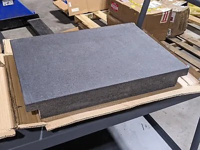 Granite Surface Inspection Plate W/ 2-Ledges 24  L X 18  W X 3  Thick Grade B • $122.01