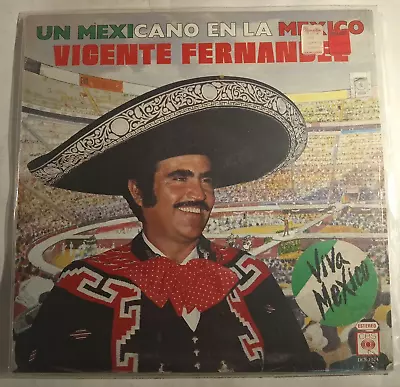 Vicente Fernandez - Un Mexicano En La Mexico - 1984 Mexican Lp Translucent Wax • $14.99