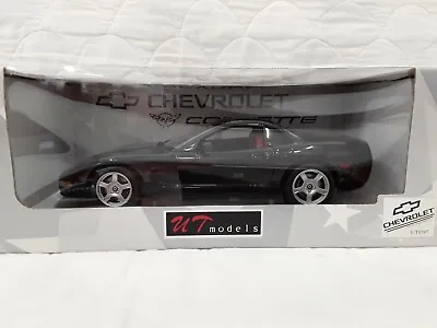 UT Models  1/18 Scale 1999 Corvette C5 Hardtop In Black NOS #21042 • $124.95