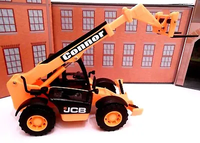 £8.95 • Buy PERSONALISED NAME JCB FORK CRANE TRUCK Toy Car MODEL Boy Dad BIRTHDAY Gift NEW