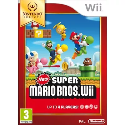 Nintendo Wii New Super Mario Bros Game PAL 2009 Complete W Manual & Tested • $44.99