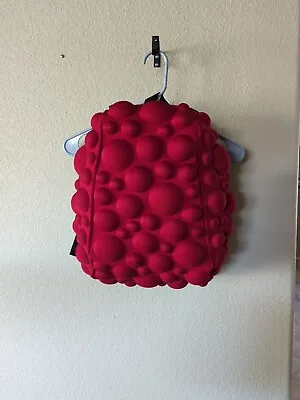 Mad Pax Backpack Red 3D Bubbles Spheres • $40