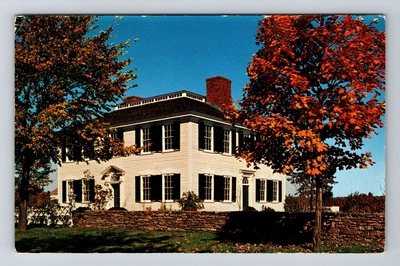 Charlton MA- Massachusetts Salem Towne House Built 1796 Vintage Postcard • £7.56