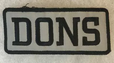 1946-49 Los Angeles Dons Nfl Football 3.75  Block Text Patch Gridiron Classic • $9.95