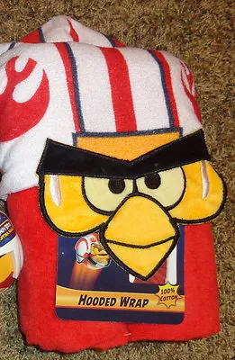 £11.07 • Buy Angry Birds Star Wars LUKE SKYWALKER HOODED WRAP Kids Beach Towel Bath  NWT