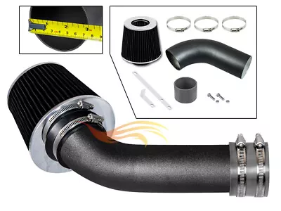 BCP RW GREY For 03-04 Saturn Ion 2.2 DOHC EcoTec Air Intake Induction Kit+Filter • $49.49