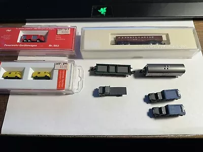 Marklin Z Scale Rail Cars Monon Rail Cars Utility Trucks Lot -10pcs Total • $31