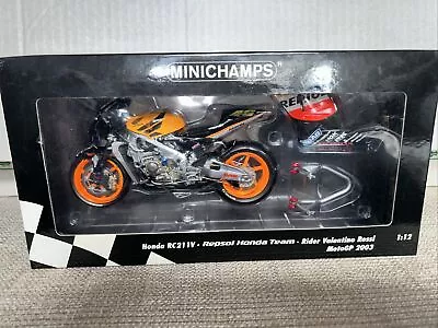 Valentino Rossi Minichamps Honda Rc211v Repsol Honda Team MotoGP 2003. 1:12th • £149.99