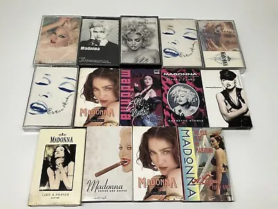 Madonna Bad Girl Cassette Tape Lot Of 14 Mixed Madonna Cherish/ Erotica.. • $65