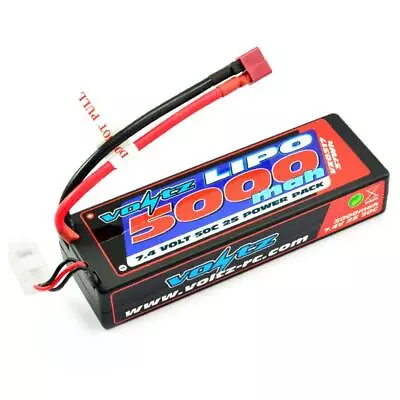 Voltz VZ0317 5000Mah 2S 7.4V 50C Hardcase Lipo Stick Battery Pack • £31.75