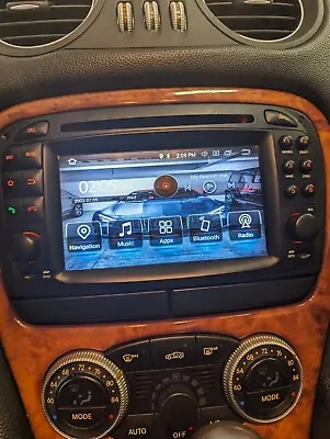 Mercedes R230 SL500 Android Radio Player Amplifier Touchscreen Aftermarket  Set • $850