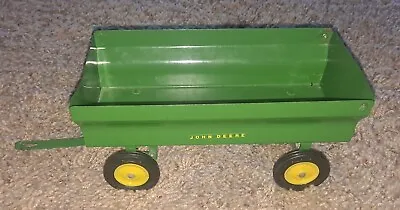 Vintage John Deere Farm Tractor Flare Side Wagon 1:16 Toy Ertl Pressed Steel • $38.24