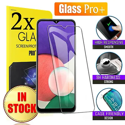 2X For Samsung Galaxy A12 A22 A32 A42 A52S A72 Tempered Glass Screen Protector • $4.98