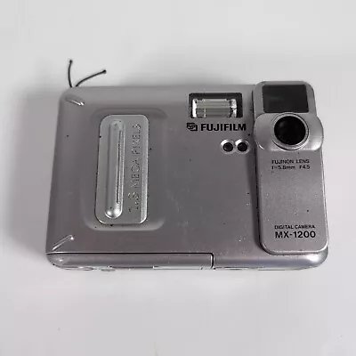 Fujifilm MX-1200 1.3MP Digital Camera Silver Spares Or Repair Only NO POWER • $18.66