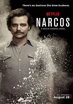 Narcos Tv Show Movie Poster Print Premium  Wall Art Size A5-a1 • $5