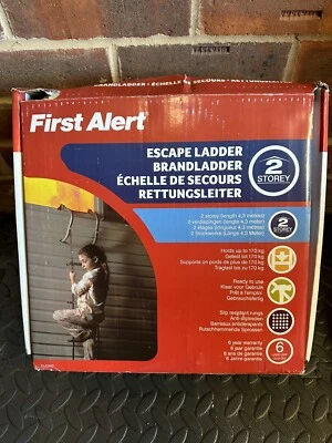 £37.99 • Buy First Alert Fire Escape Ladder 2 Storey 4.3m