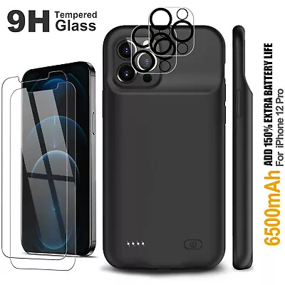 $74.09 • Buy IPhone 12 Pro Max Battery Case, Rechargeable Shockproof Backup Battery Charger