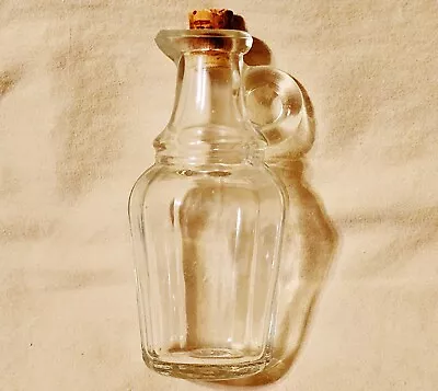 Vintage / Antique 12-Sided Bottle With Cork 4 1/2  Tall • $4