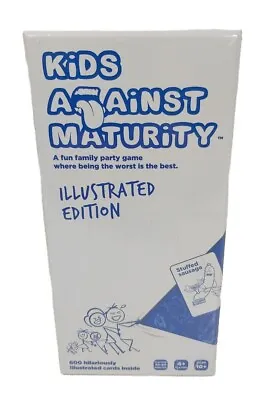Kids Against Maturity Llustrated Edition Card Game New Sealed 10+  • $36.76