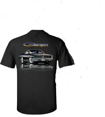 Dodge Charger  Mens Black T Shirt Mopar • $23.95