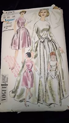 Vintage Vogue Special Design Bridal/Evening Dress Pattern 4285 Bust 31 • $40