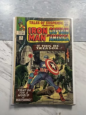 Tales Of Suspense #70 CAPTAIN AMERICA - IRON MAN  Fair Condition. (E) • $8