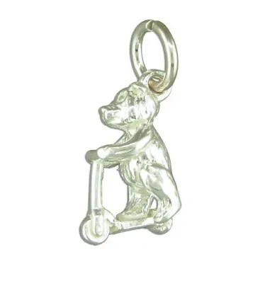 £13.04 • Buy Charm Scooter Teddy Hallmarked Sterling Silver