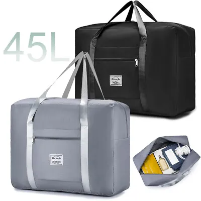 45L Ryanair 55x40x20 Cm Cabin Approved Carry On Hand Luggage Flight Holdall Bag • £12.89
