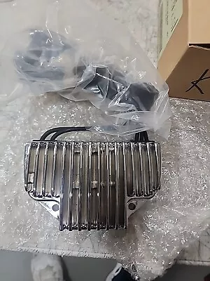 New Harley Davidson Chrome Voltage Regulator 74494-02 V-Rod VRSC • $54