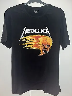 Metallica Metal T-Shirt Black Retro Vintage Rock Bands Size 2XL (XXL) • $39.99