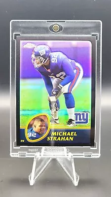 /599 2003 Topps Chrome Black Refractor Michael Strahan #106 Giants Hof • $14.89