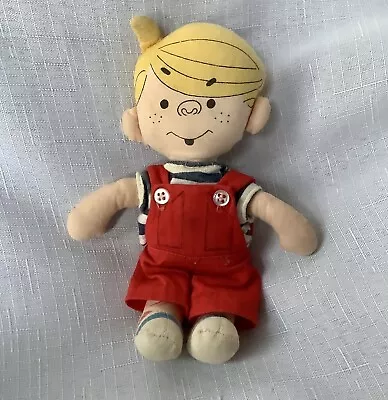 RARE Dennis The Menace Soft Cloth Rag Doll By IDEAL 7  Small Vintage 1970s Plush • $45