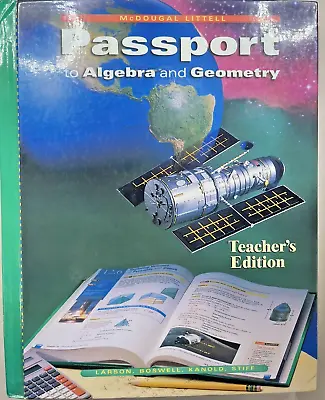 McDougal Littell Passport To Algebra And Geometry - Teachers Edition • $34.80