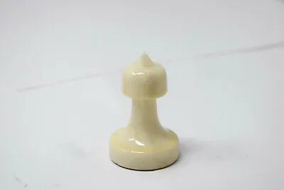 Vintage Stone PAWN Chess Replacement Piece White Marble / Onyx 2.35  • $9.95