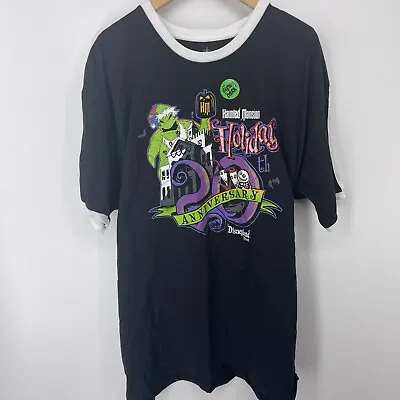 $59.50 • Buy Disneyland Shirt Adult XL Haunted Mansion Holiday 20th Anniversary Glow Limited