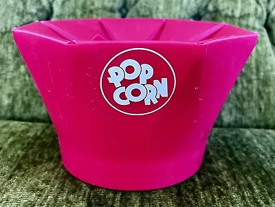 Chef’n  Popcorn Popper Microwave Popcorn Maker 10 Cups Silicone Easy Clean • $11.99