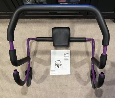 Original Purple Ab Roller Plus Abdominal Exerciser Rocker Stabilizer W/ Manual • $99.99