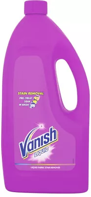 Fabric Stain Remover Vanish Liquid 1 Litre Stain Remover For Colours And Whites • £9.19