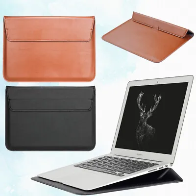 £10.49 • Buy Slim Sleeve Leather Laptop Bag Stand Case For Dell XPS Inspiron 11  13  14 15.6 