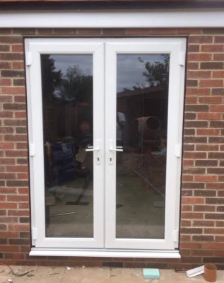 £526.04 • Buy White UPVC French Doors / Back Doors / Patio Doors / Made To Measure (#111)